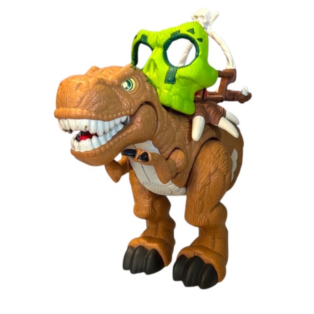 Fisher-Price Imaginext Dino Fortress T-Rex Figure Tested & Works Perfectly!!